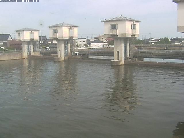 橋津川水門２（上流）2026/07/03 8:30:00