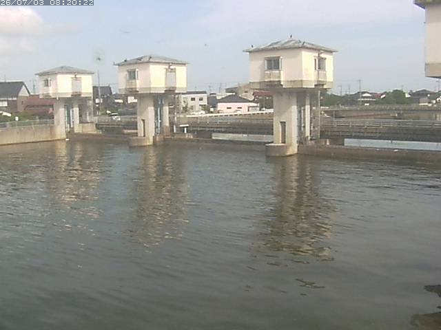 橋津川水門２（上流）2026/07/03 8:30:00