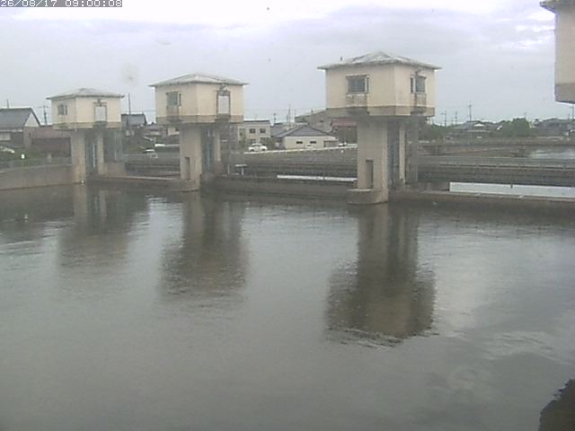 橋津川水門２（上流）2026/08/17 20:40:00