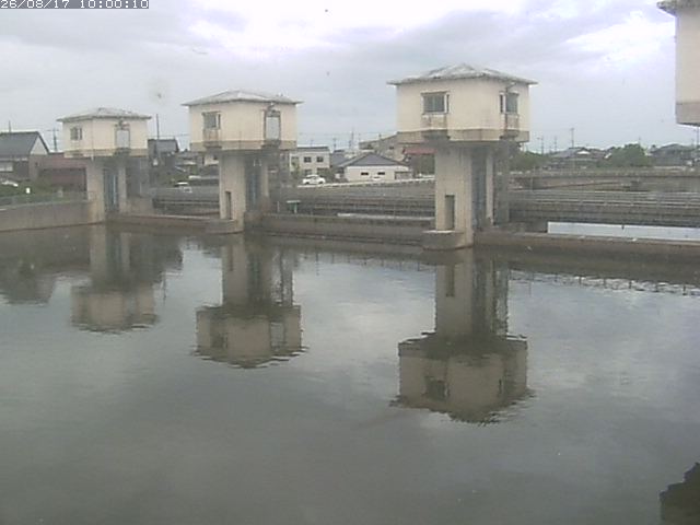 橋津川水門２（上流）2026/08/17 20:40:00