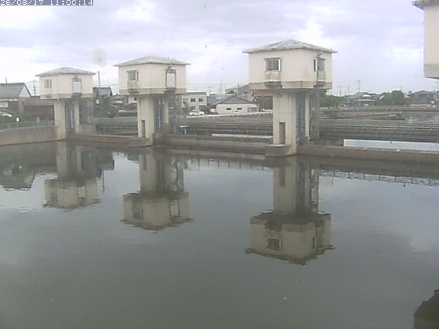 橋津川水門２（上流）2026/08/17 20:40:00