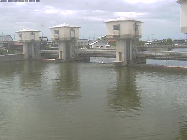 橋津川水門２（上流）2026/08/17 20:40:00