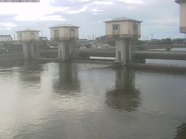 橋津川水門２（上流）2026/08/17 20:40:00