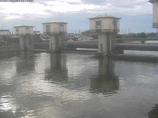 橋津川水門２（上流）2026/08/17 20:40:00