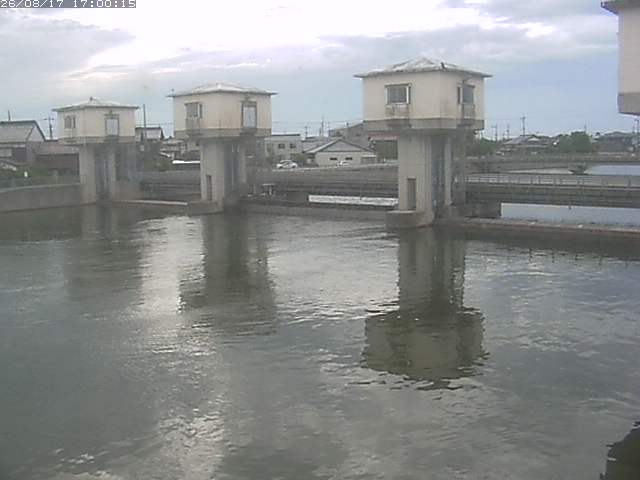 橋津川水門２（上流）2026/08/17 20:40:00