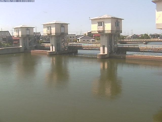橋津川水門２（上流）2025/08/31 9:20:00