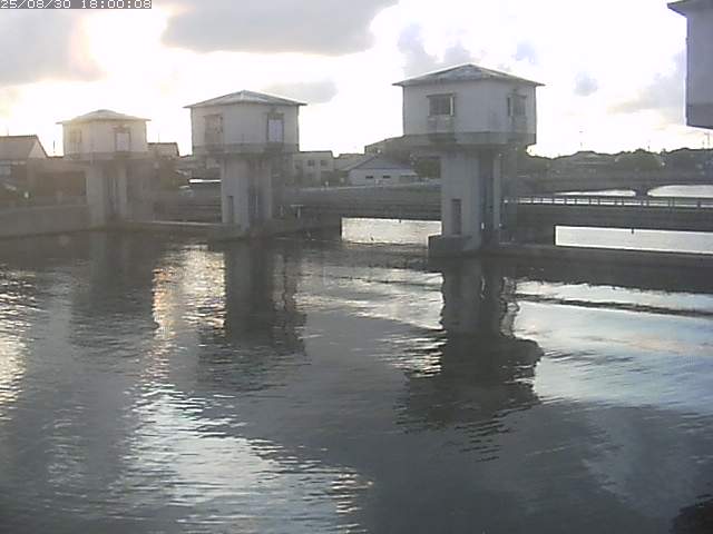橋津川水門２（上流）2025/08/31 9:20:00