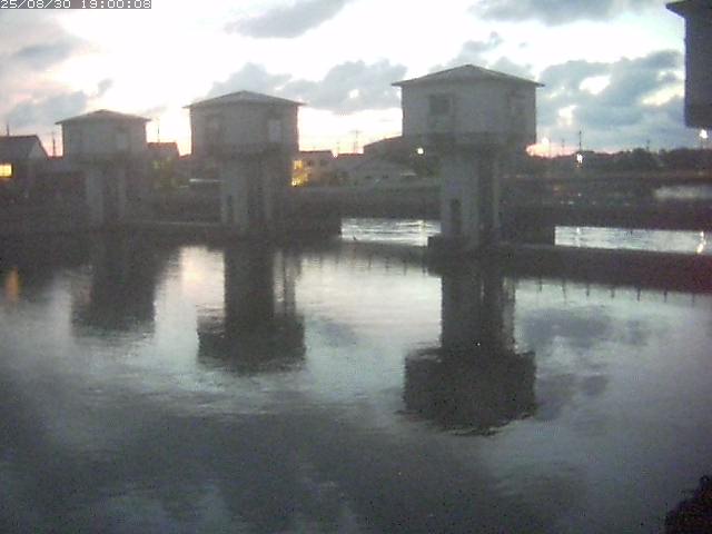 橋津川水門２（上流）2025/08/31 9:20:00
