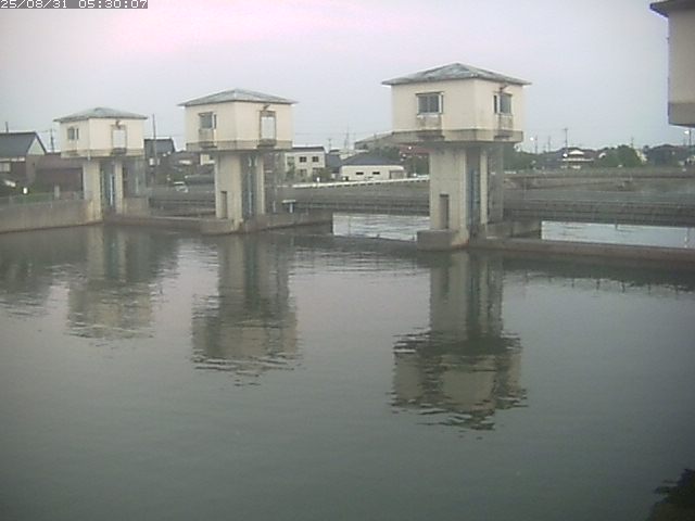 橋津川水門２（上流）2025/08/31 9:20:00