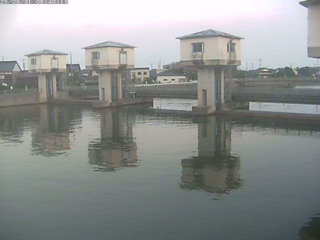 橋津川水門２（上流）2025/08/31 9:20:00