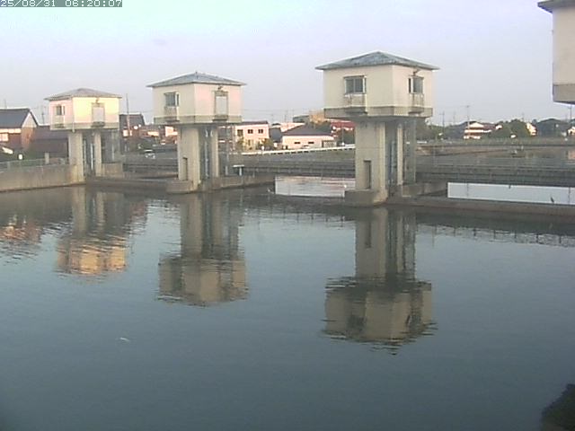 橋津川水門２（上流）2025/08/31 9:20:00