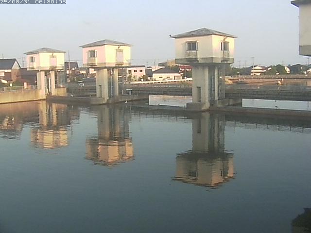 橋津川水門２（上流）2025/08/31 9:20:00