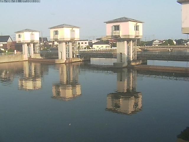 橋津川水門２（上流）2025/08/31 9:20:00