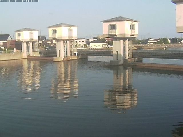 橋津川水門２（上流）2025/08/31 9:20:00