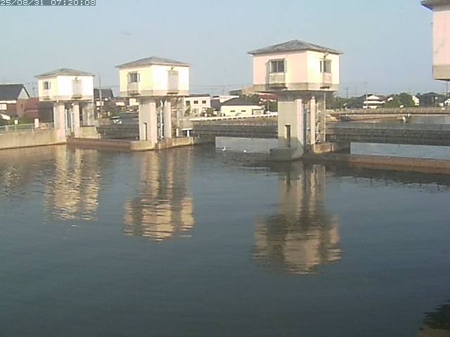 橋津川水門２（上流）2025/08/31 9:20:00