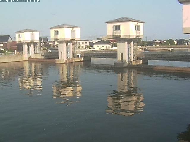 橋津川水門２（上流）2025/08/31 9:20:00