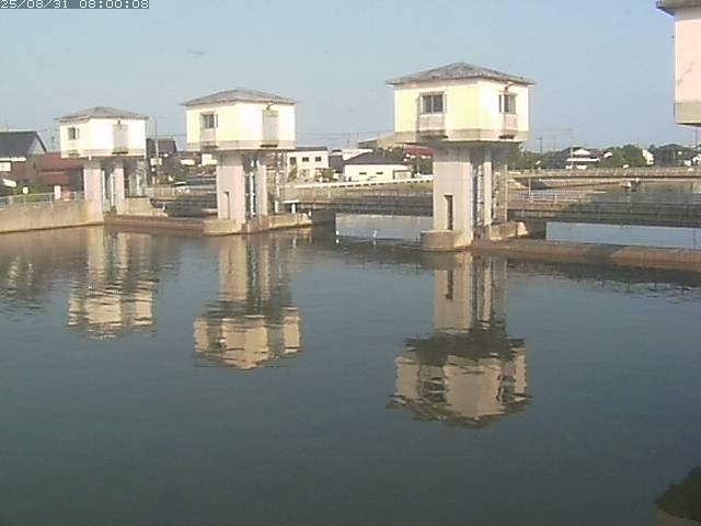 橋津川水門２（上流）2025/08/31 9:20:00