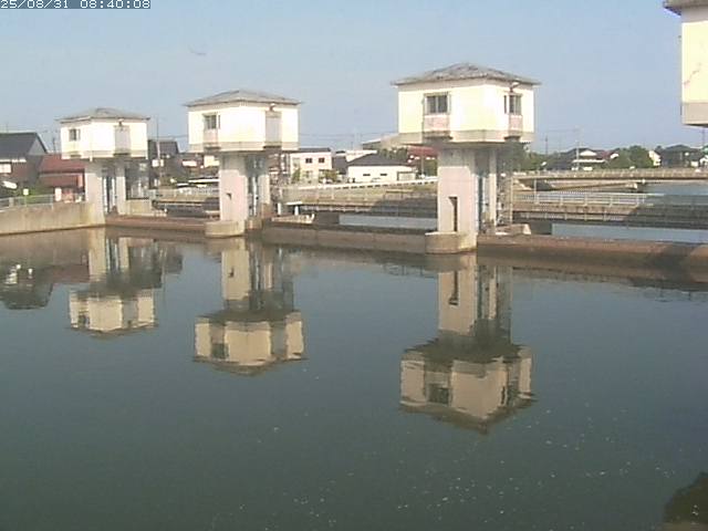 橋津川水門２（上流）2025/08/31 9:20:00