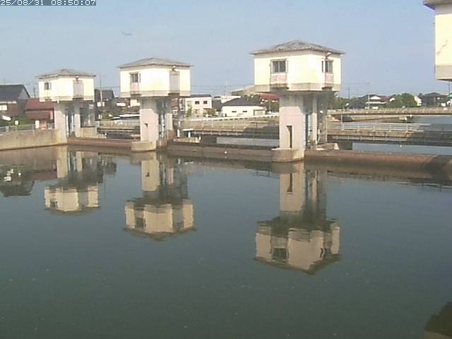 橋津川水門２（上流）2025/08/31 9:20:00