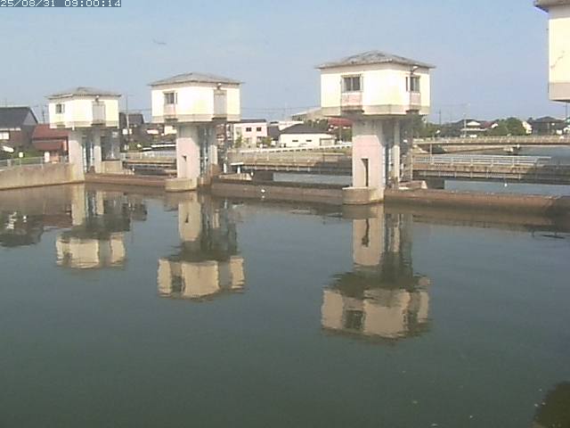 橋津川水門２（上流）2025/08/31 9:20:00