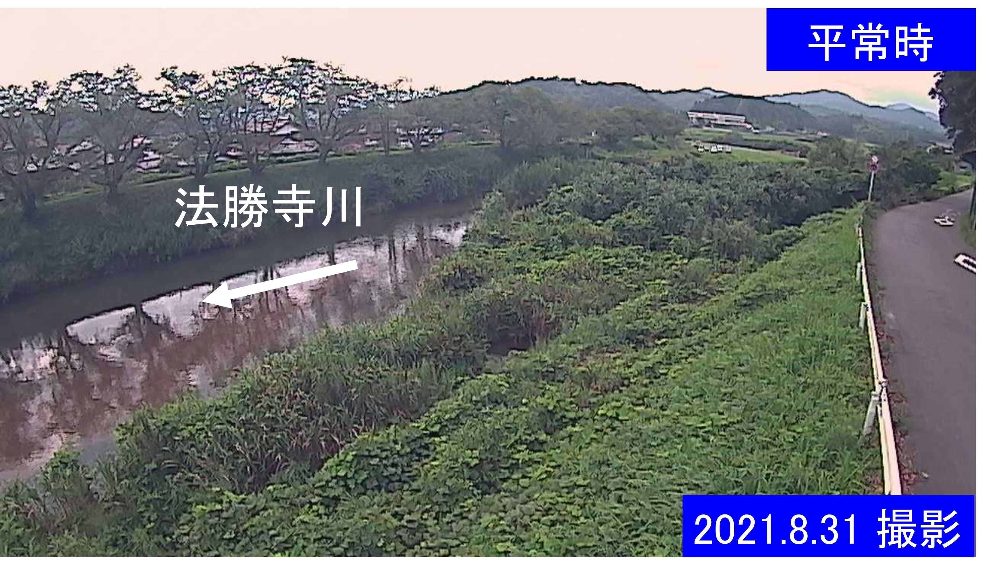 橘　法勝寺川 9k955 左岸(通常の水位)