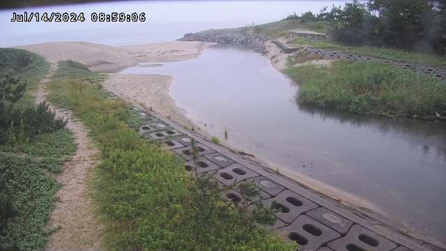 加茂新川河口2026/07/14 15:20:00