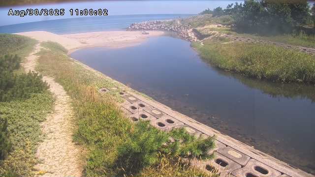 加茂新川河口2025/08/31 9:10:00