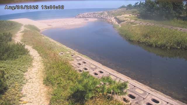 加茂新川河口2025/08/31 9:10:00