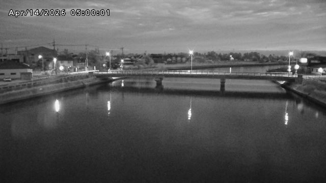 橋津川水門１（下流）2026/04/14 23:20:00