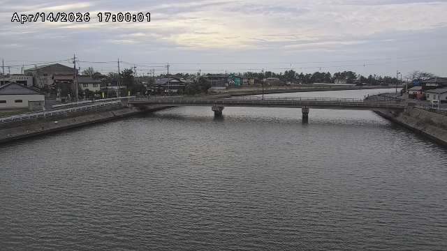 橋津川水門１（下流）2026/04/14 23:20:00