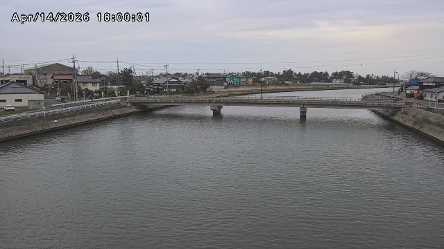 橋津川水門１（下流）2026/04/14 23:20:00
