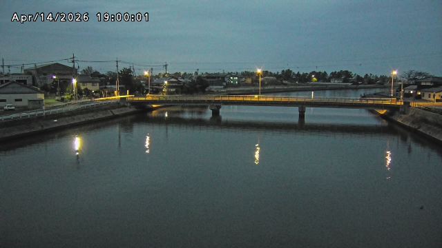 橋津川水門１（下流）2026/04/14 23:20:00