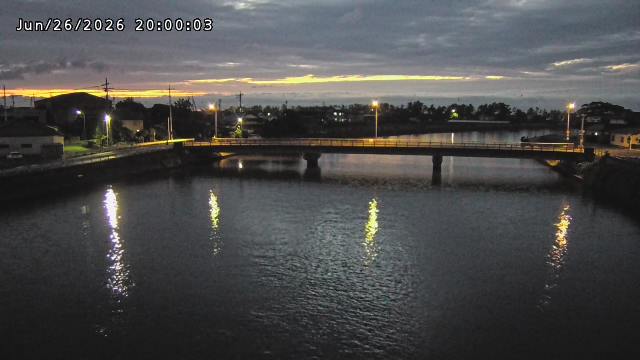 橋津川水門１（下流）2026/06/27 19:20:00