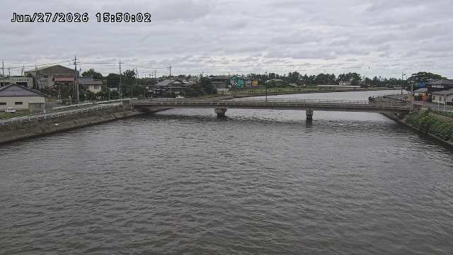 橋津川水門１（下流）2026/06/27 19:20:00