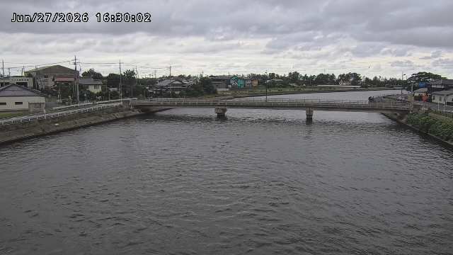 橋津川水門１（下流）2026/06/27 19:20:00