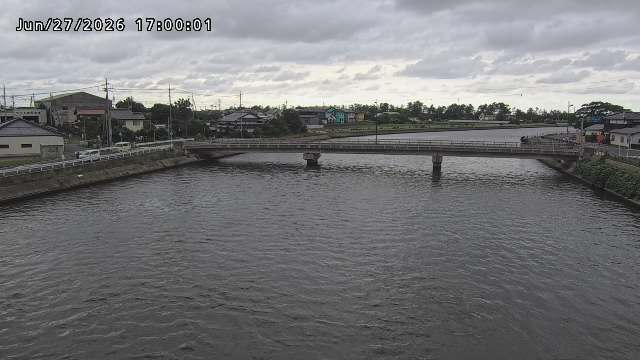 橋津川水門１（下流）2026/06/27 19:20:00