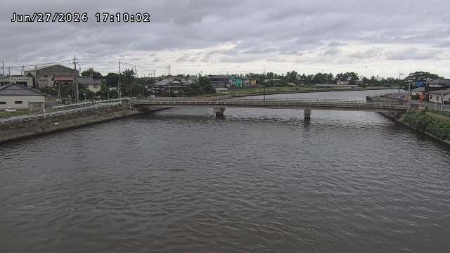 橋津川水門１（下流）2026/06/27 19:20:00