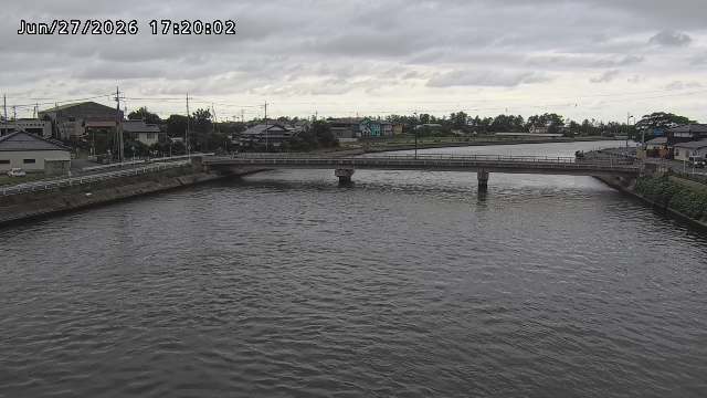 橋津川水門１（下流）2026/06/27 19:20:00