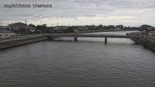 橋津川水門１（下流）2026/06/27 19:20:00