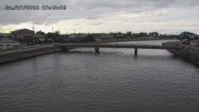 橋津川水門１（下流）2026/06/27 19:20:00
