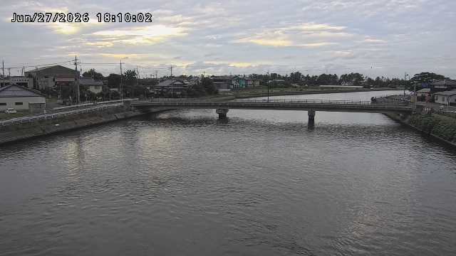橋津川水門１（下流）2026/06/27 19:20:00