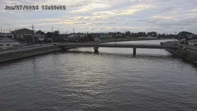 橋津川水門１（下流）2026/06/27 19:20:00