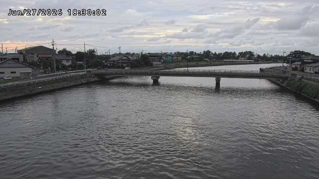 橋津川水門１（下流）2026/06/27 19:20:00