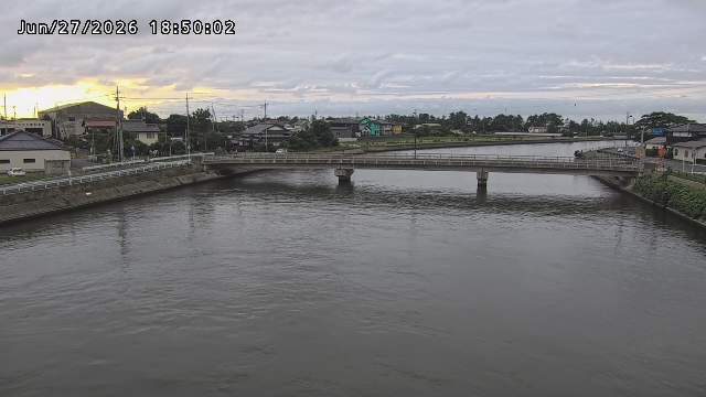 橋津川水門１（下流）2026/06/27 19:20:00
