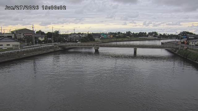 橋津川水門１（下流）2026/06/27 19:20:00