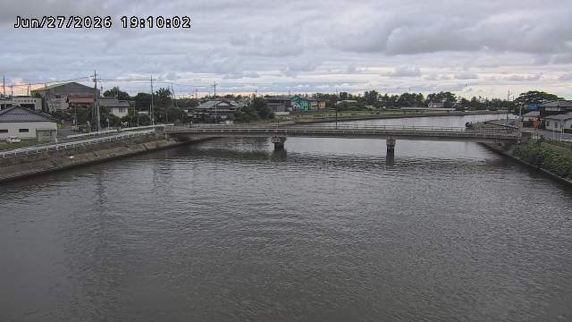 橋津川水門１（下流）2026/06/27 19:20:00