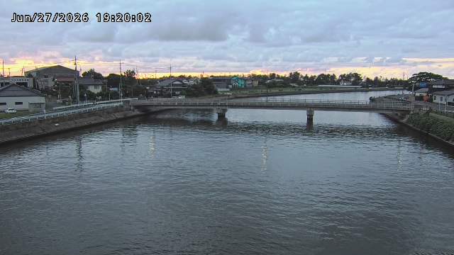 橋津川水門１（下流）2026/06/27 19:20:00