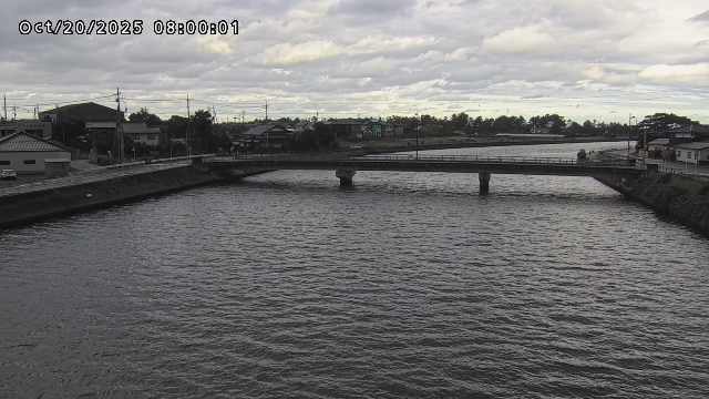 橋津川水門１（下流）2025/10/21 5:50:00