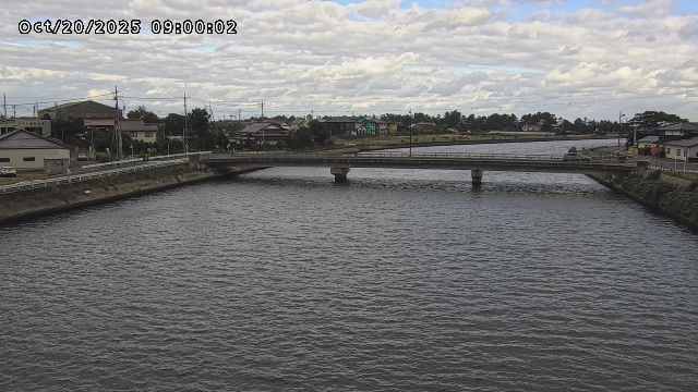 橋津川水門１（下流）2025/10/21 5:50:00