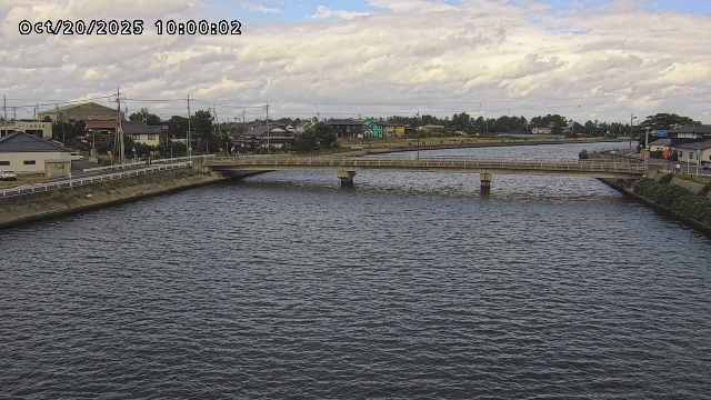 橋津川水門１（下流）2025/10/21 5:50:00
